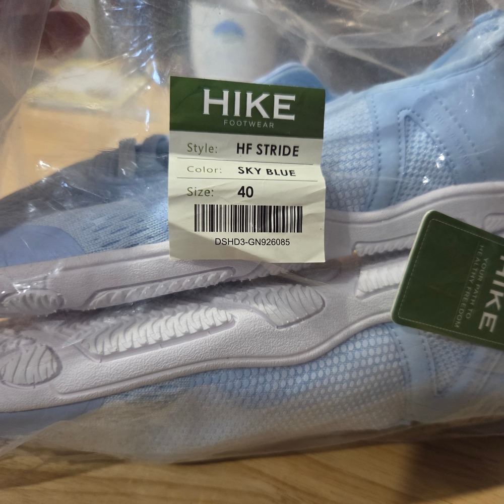 Hike Footwear HF Stride Women 9-9.5 Sky Blue NEW Barefoot Minimalist Sneakers - Picture 5 of 6